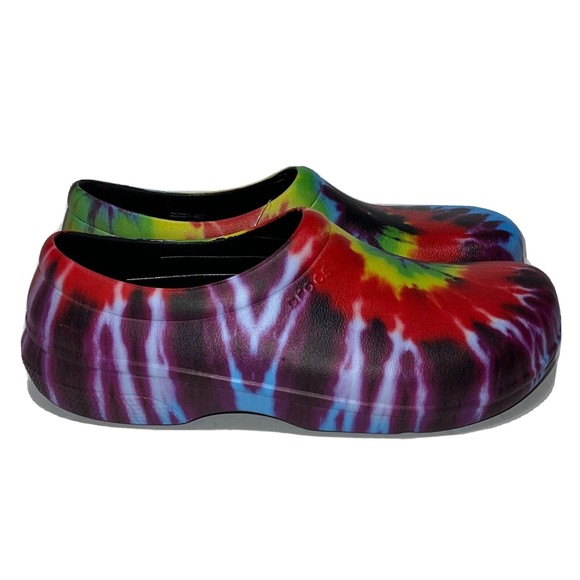 Men Crocs On the Clock Graphic Work Slip-On Colorful 205383-90H Size 11 main image 16